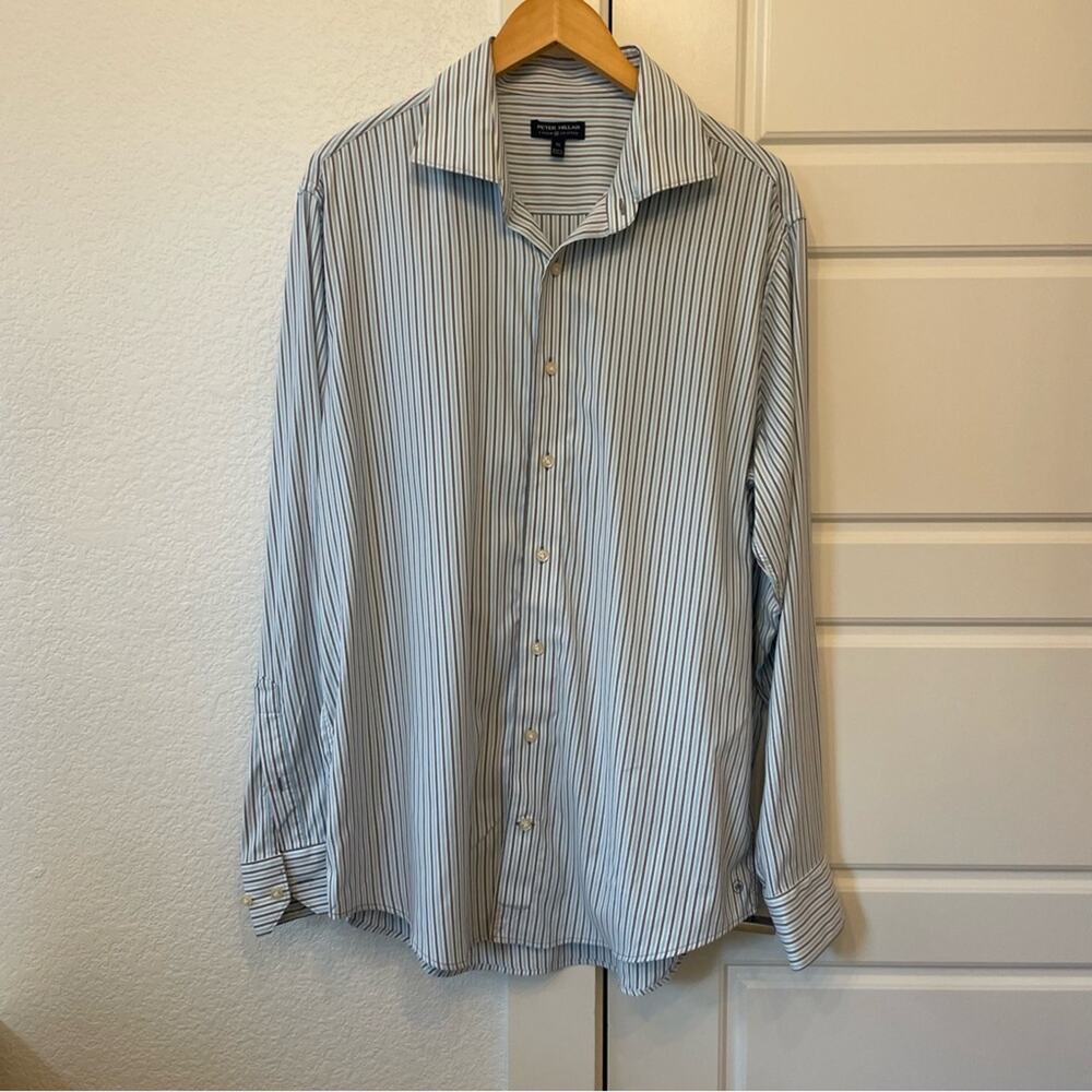Peter Millar Striped Button Down - image 1